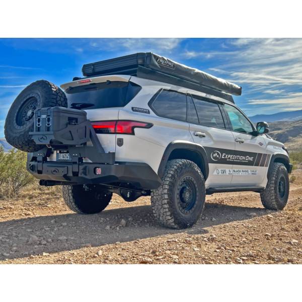 Expedition One - Expedition One SQ23+RB-DSTC Dual Swing Rear Bumper for Toyota Sequoia 2023-2024
