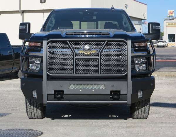 Steelcraft - Steelcraft 60-10444C Elevation Front Bumper with Grille Guard for Chevy Silverado 2500HD/3500 2024