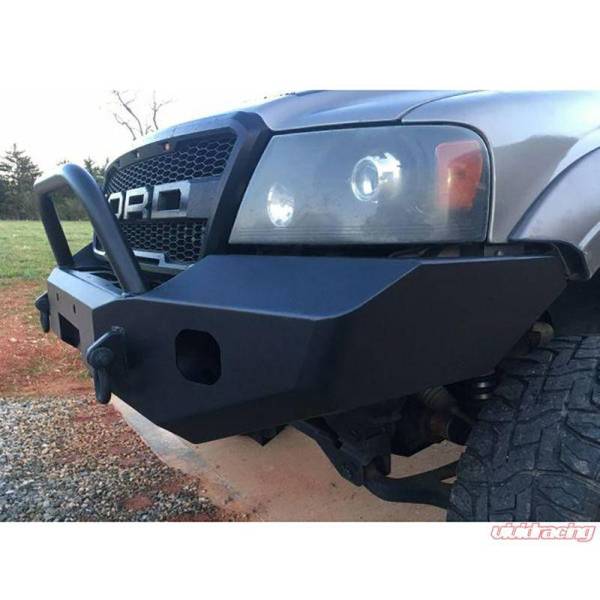 Expedition One - Expedition One FORDF150-FB-04-08-PC Front Bumper for Ford F-150 2004-2008 - Textured Black Powder Coat