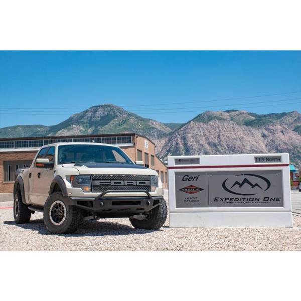 Expedition One - Expedition One FORDFB-RPTR-10-14-H-BARE Front Bumper with Single Hoop for Ford Raptor 2010-2014 - Bare Steel