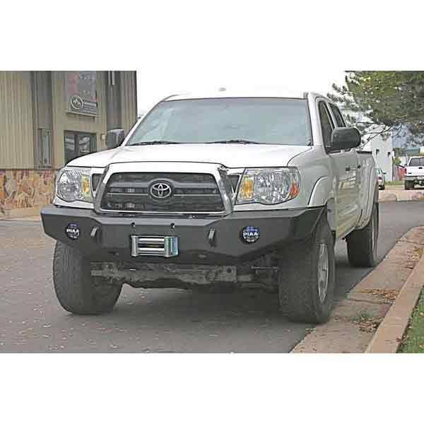 Expedition One - Expedition One TACO05-11-FB-BARE Winch Front Bumper for Toyota Tacoma 2005-2011 - Bare Steel