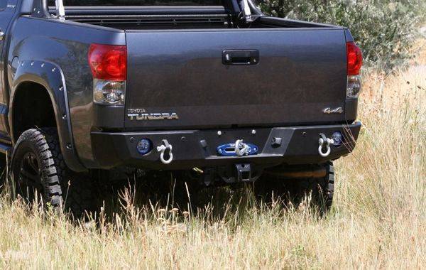 Expedition One - Expedition One TT07-13-RB-BARE RangeMax Rear Bumper for Toyota Tundra 2007-2013 - Bare Steel