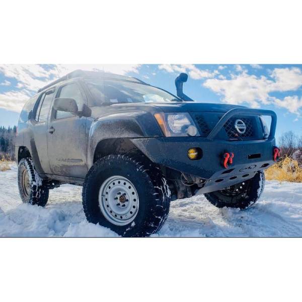 Expedition One - Expedition One XTERRA-FB-PC Trail Series Front Bumper for Nissan Xterra 2009-2015 - Textured Black Powder Coat