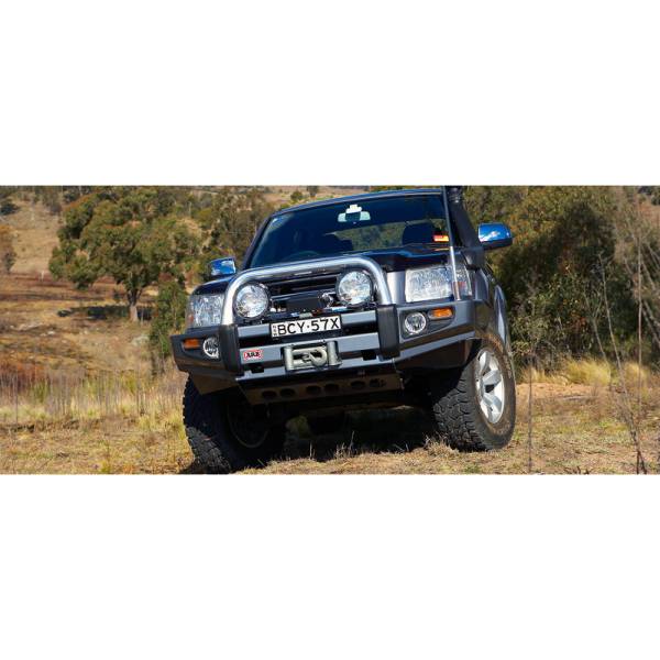 ARB 4x4 Accessories - ARB 3940010 Deluxe Sahara Front Bumper with Bar for Ford Ranger 2007-2009