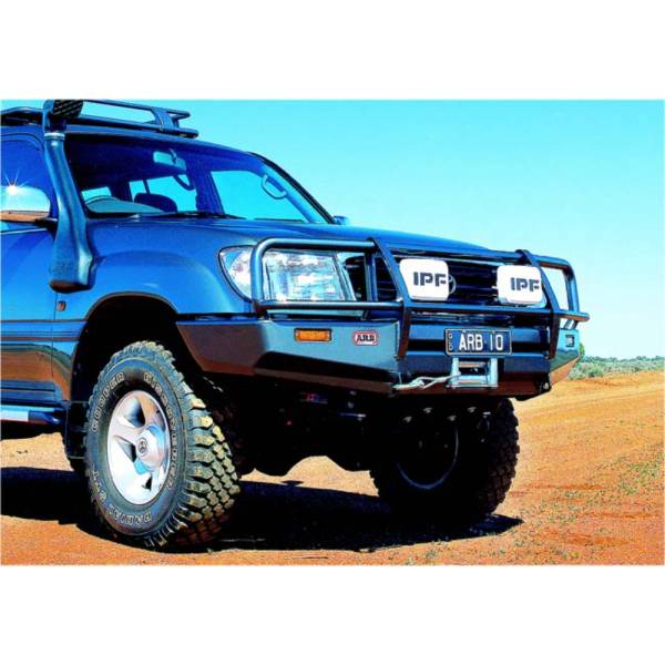 ARB 4x4 Accessories - ARB 3413110 Commercial Front Bumper with Bull Bar for Toyota Land Cruiser 2002-2007