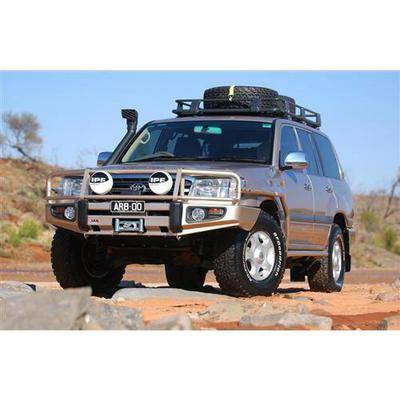 ARB 4x4 Accessories - ARB 3413200 Commercial Front Bumper with Bull Bar for Toyota Land Cruiser 2002-2007