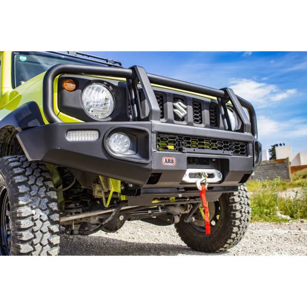 ARB 4x4 Accessories - ARB 3424050 Deluxe Front Bumper with Bull Bar for Suzuki Jimny 2018-2021