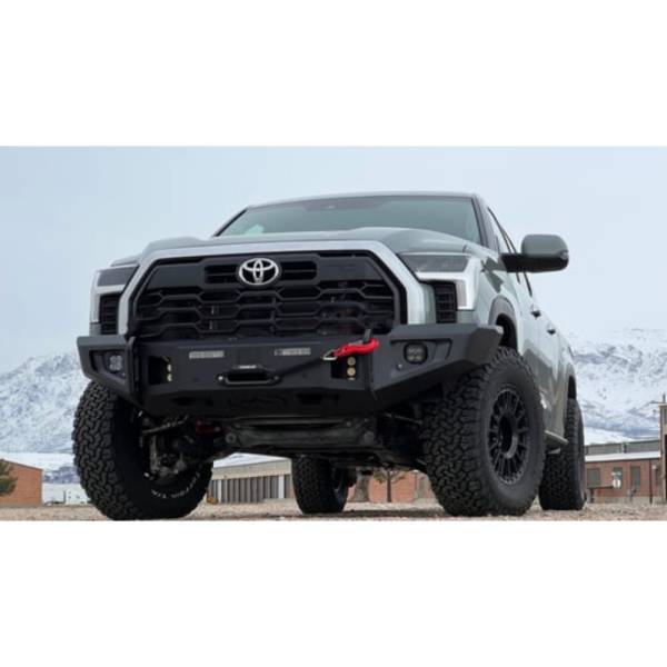 Expedition One - Expedition One TT22+UFB-PC Ultra Front Bumper for Toyota Tundra 2022-2024 - Textured Black Powder Coat