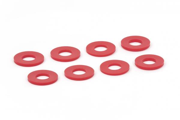 Daystar - Daystar KU71074RE D-Ring and Shackle Washers Set Of 8 Red