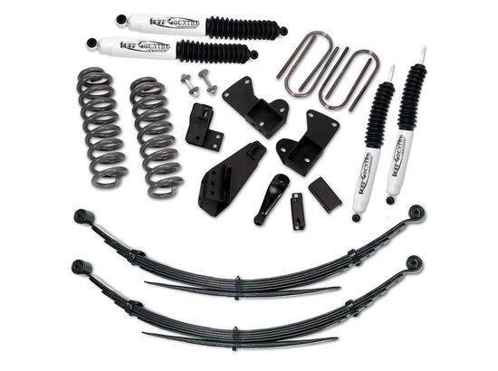 Tuff Country - 1981-1996 Ford Bronco 4x4 - 4" Lift Kit with Rear Leaf Springs by Tuff Country - 24812K
