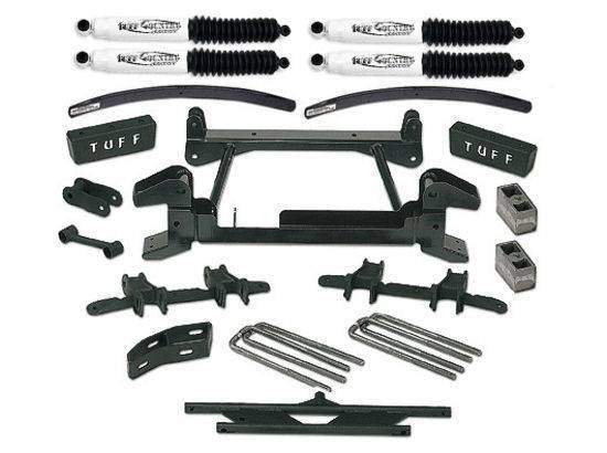 Tuff Country - 1988-1997 Chevy Truck K2500/3500 4x4 (8 Lug) - 6" Lift Kit by (fits models with stamped lower control arms) Tuff Country - 16824