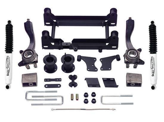 Tuff Country - 1995-2004 Toyota Tacoma 4x4 & PreRunner - 5" Lift Kit with SX8000 Shocks by Tuff Country - 54900KN