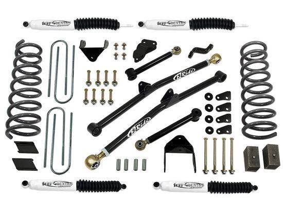 Tuff Country - 2007-2008 Dodge Ram 2500 4x4 - 6" Long Arm Lift Kit with Coil Springs & SX8000 Shocks by (fits Vehicles Built July 1 2007 and Later) Tuff Country - 36221KN