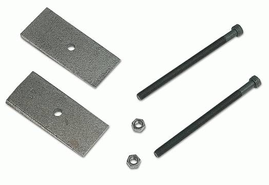 Tuff Country - 4 Degree Axle Shims 3" wide with 3/8" Center Pins (pair) Tuff Country - 90015