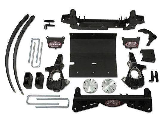 Tuff Country - Tuff Country 14961 4" Lift Kit with Multi-Piece Sub Frame Chevy and GMC Silverado/Sierra 1500 2001-2006