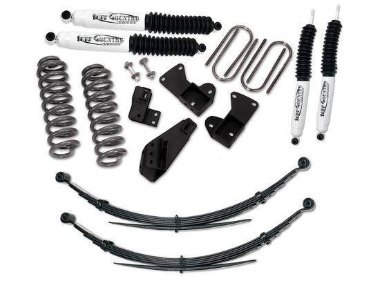 Tuff Country - Tuff Country 22812K 2.5" Lift Kit with Rear Leaf Springs with No Shocks 4x4 for Ford Bronco 1981-1996