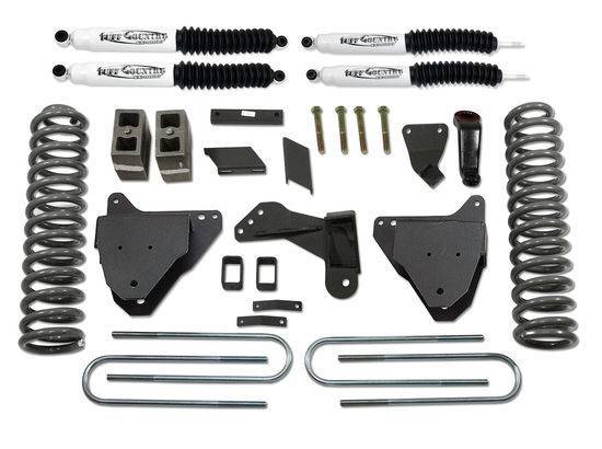 Tuff Country - Tuff Country 25976 5" Lift Kit with Replacement Radius Arm Drop Brackets Ford F-250/F-350 Super Duty 2008-2016
