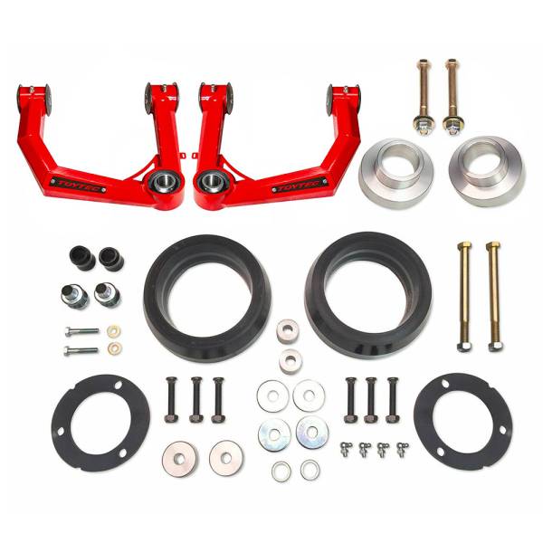 Tuff Country - Tuff Country 52011TTKN 3" Lift Kit with Toytec Uni-Ball Boxed Control Arms and Shocks for Toyota 4Runner 2023-2024