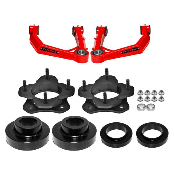 Tuff Country - Tuff Country 53220TT 3" Lift Kit with Toytec Uni-Ball Boxed Upper Control Arms for Toyota Tundra/Sequioa 2022-2024
