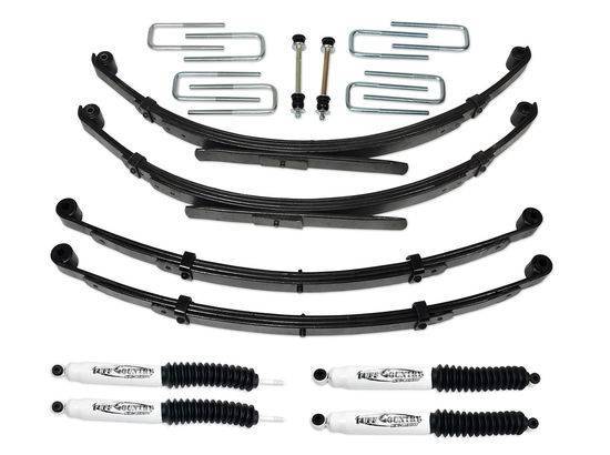 Tuff Country - Tuff Country 53701KN 3.5" Lift Kit with Rear Leaf Springs & SX8000 Shocks Toyota Truck/4Runner 1979-1985