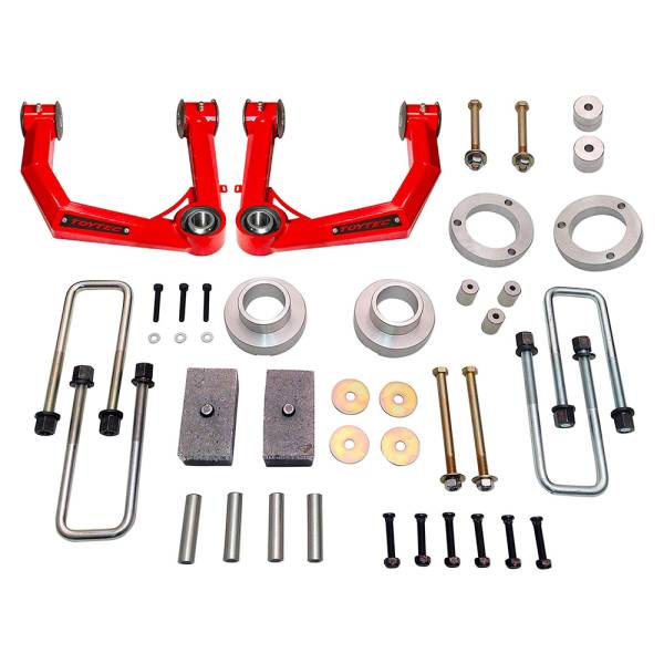 Tuff Country - Tuff Country 53910TT 3" Lift Kit with Toytec Uni-Ball Boxed Upper Control Arms for Toyota Tacoma 2005-2023