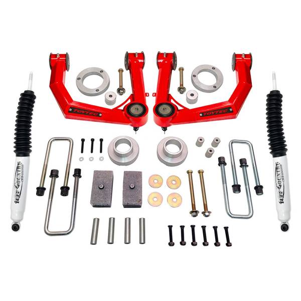 Tuff Country - Tuff Country 54905TTKN 4" Lift Kit with Toytec Ball Joint Boxed Upper Control Arms and Shocks for Toyota Tacoma 2005-2023