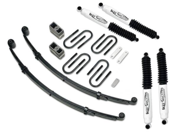 Tuff Country - Tuff Country 12610KN Front/Rear 2"Lift Kit with EZ-Ride Front Springs and Rear Blocks for Chevy K5 Blazer 1969-1972
