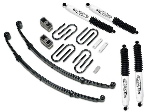 Tuff Country - Tuff Country 12710KN Front/Rear 2" Lift Kit with EZ-Ride Front Springs and Rear Blocks for Chevy Truck 1973-1987