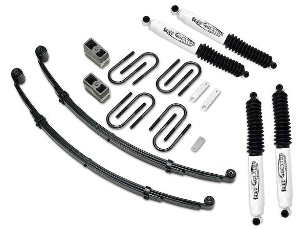 Tuff Country - Tuff Country 12720KN Front/Rear 2" Lift Kit with EZ-Ride Front Springs and Rear Blocks for GMC Suburban 1973-1987