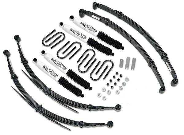 Tuff Country - Tuff Country 12721KN Front/Rear 2" Lift Kit with EZ-Ride Front Springs and 52" Rear Springs for GMC Suburban 1973-1987