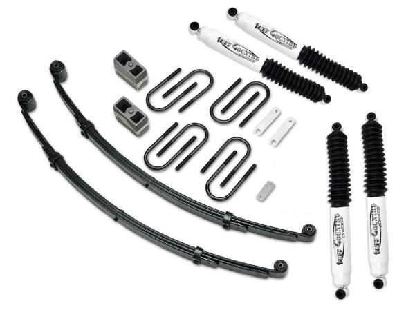 Tuff Country - Tuff Country 12730KN Front/Rear 2" Lift Kit with EZ-Ride Front Springs and Rear Lift Blocks for Chevy K5 Blazer 1988-1991