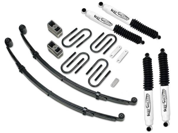 Tuff Country - Tuff Country 12740KN Front/Rear 2" Lift Kit with EZ-Ride Front Springs and Rear Blocks for GMC Suburban 1988-1991