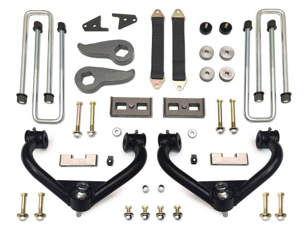 Tuff Country - Tuff Country 13086KN Front/Rear 3.5" Lift Kit Upper Control Arm Kit with Uni Ball Joint for Chevy Silverado 2500HD 2011-2019