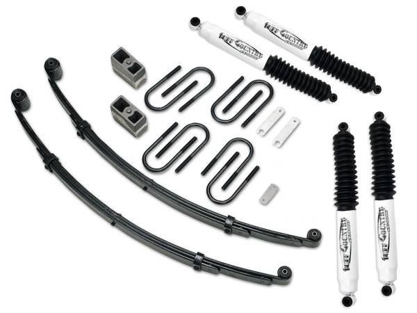 Tuff Country - Tuff Country 13710KN Front/Rear 3" Lift Kit with EZ-Ride Front Springs with Rear Blocks for Chevy Blazer 1973-1987