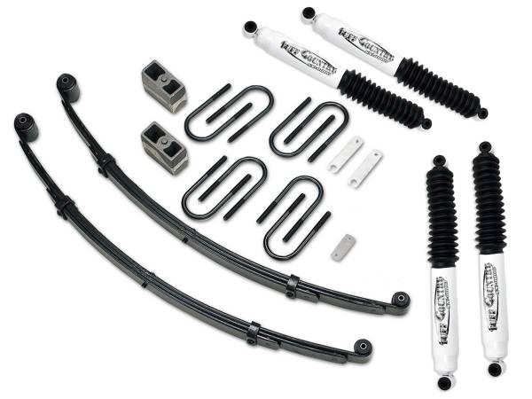 Tuff Country - Tuff Country 13730KN Front/Rear 3" Lift Kit with EZ-Ride Front Springs with Rear Lift Blocks for Chevy Suburban 1988-1991