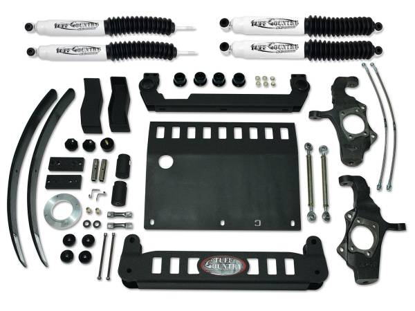 Tuff Country - Tuff Country 14045KN Front/Rear 4" Lift Kit with Knuckles and 3 Piece Sub-Frame for GMC Canyon 2004-2012
