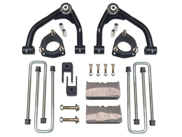 Tuff Country - Tuff Country 14067KN Front/Rear 4" Lift Kit with Uni-Ball Arms for Chevy Silverado 1500 2007-2018