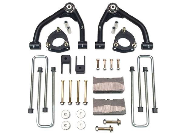 Tuff Country - Tuff Country 14069KN Front/Rear 4" Lift Kit with Uni-Ball Arms for Chevy Silverado 1500 2014-2018