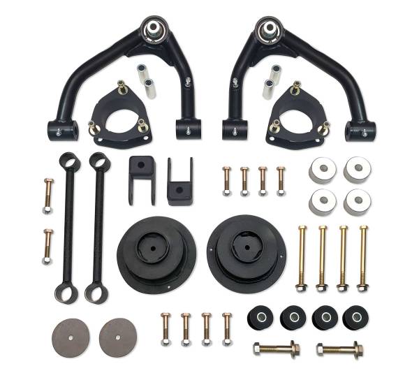 Tuff Country - Tuff Country 14166KN Front/Rear 4" Lift Kit with Uni Ball Arms for Chevy Suburban 1500 2014-2018