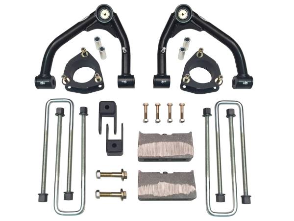 Tuff Country - Tuff Country 14167KN Front/Rear 4" Lift Kit with Uni Ball Arms for Chevy Silverado 1500 2007-2018