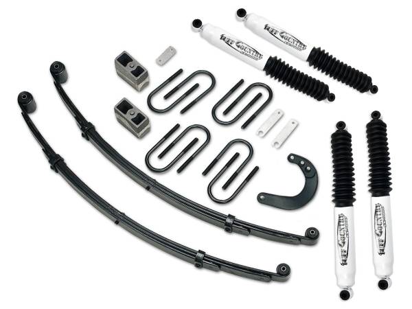 Tuff Country - Tuff Country 14720KN Front/Rear 4" Lift Kit with EZ-Ride Front Springs Rear Blocks for Chevy Suburban 1973-1987