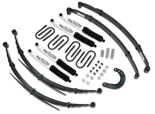 Tuff Country - Tuff Country 14721KN Front/Rear 4" Lift Kit with EZ-Ride Front Springs 52" Rear Springs for Chevy Truck 1973-1987