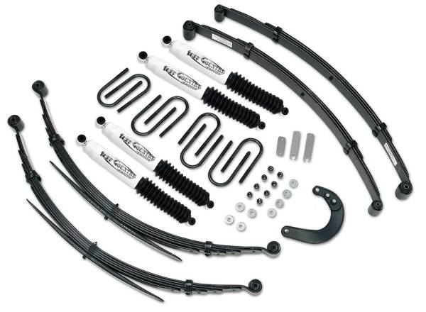 Tuff Country - Tuff Country 14722KN Front/Rear 4" Lift Kit with EZ-Ride Front Springs 56" Rear Springs for GMC Suburban 1973-1987