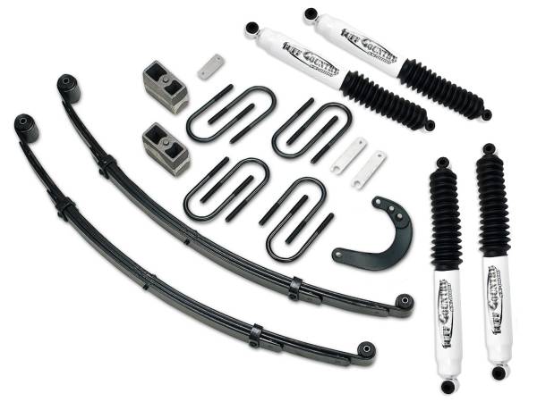 Tuff Country - Tuff Country 14730KN Front/Rear 4" Lift Kit with EZ-Ride Front Springs Rear Blocks for Chevy K5 Blazer 1988-1991