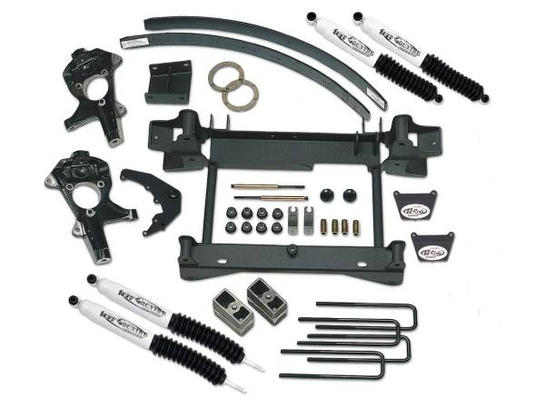 Tuff Country - Tuff Country 14955KN Front/Rear 4" Lift Kit with Knuckles and 1 Piece Sub-Frame for Chevy Silverado 1500 1999-2005