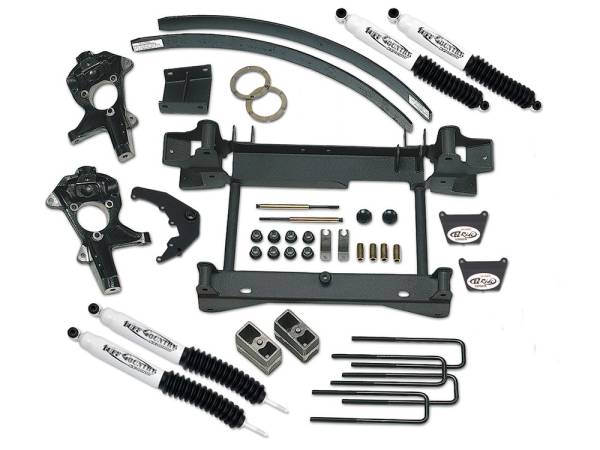 Tuff Country - Tuff Country 14956KN Front/Rear 4" Lift Kit with Knuckles and 1 Piece Sub-Frame for Chevy Silverado 1500 2006