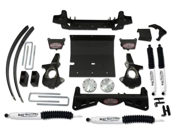 Tuff Country - Tuff Country 14960KN Front/Rear 4" Lift Kit with Knuckles and 3 Piece Sub-Frame for GMC Sierra 1500 2006