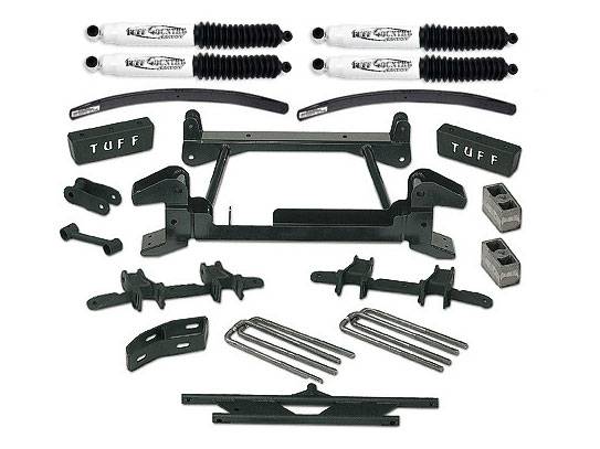 Tuff Country - Tuff Country 16823KN 6" Lift Kit with Upper Control Arm Drop and 1 Piece Sub-Frame Chevy and GMC Truck 1988-1998