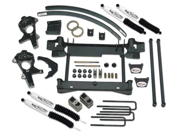 Tuff Country - Tuff Country 16955KN Front/Rear 6" Lift Kit with knuckles and 1 Piece Sub-Frame for GMC Sierra 1500 1999-2005