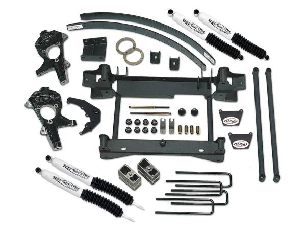 Tuff Country - Tuff Country 16956KN Front/Rear 6" Lift Kit with knuckles and 1 Piece Sub-Frame for Chevy Silverado 1500 2006